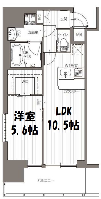 LaDouceur天満 間取り