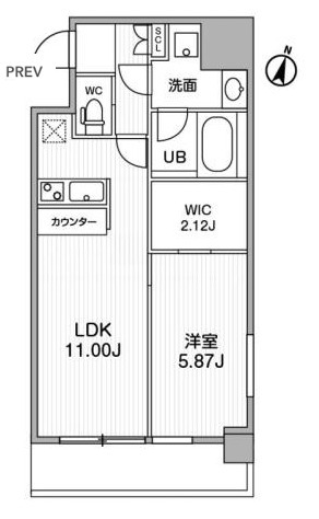 LaDouceur天満　間取り