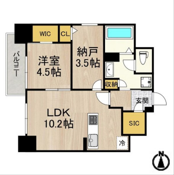 ルフォンプログレ新町 間取り