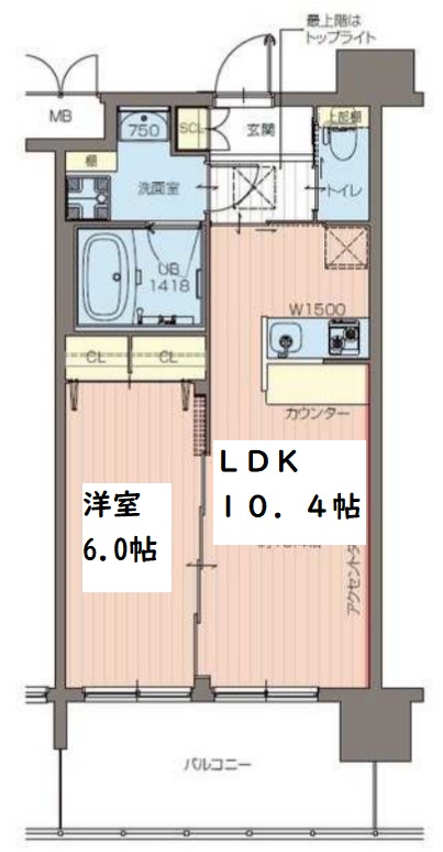 ディームス福島 間取り