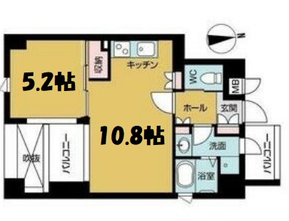 FLAT INN UESHIO 間取り
