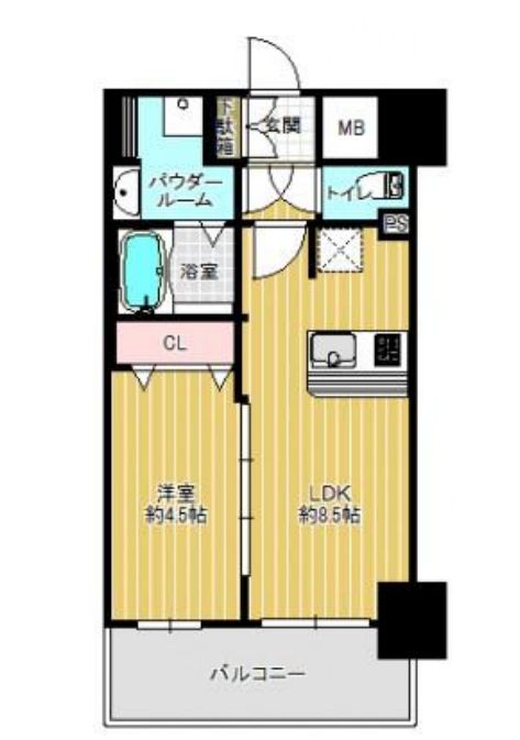 プレサンス新大阪ザ・シティ　間取り