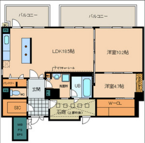 Ciel・D東梅田　間取り