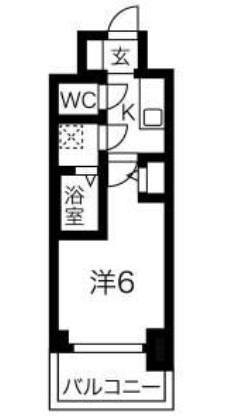 エスリードレジデンス大阪天王寺　間取り