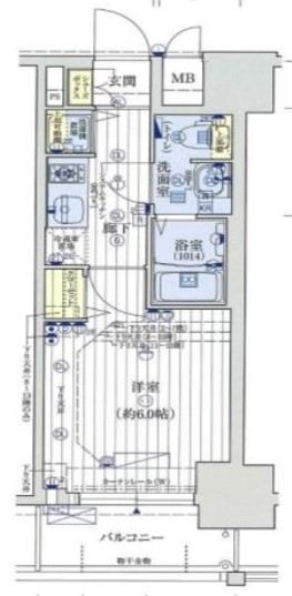アクアプレイス天王寺Ⅱ 間取り