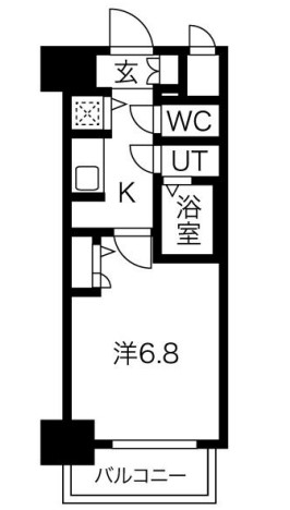 アクアプレイス福島EYE　間取り