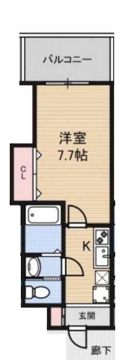 Luxe新大阪Ⅱ 間取り