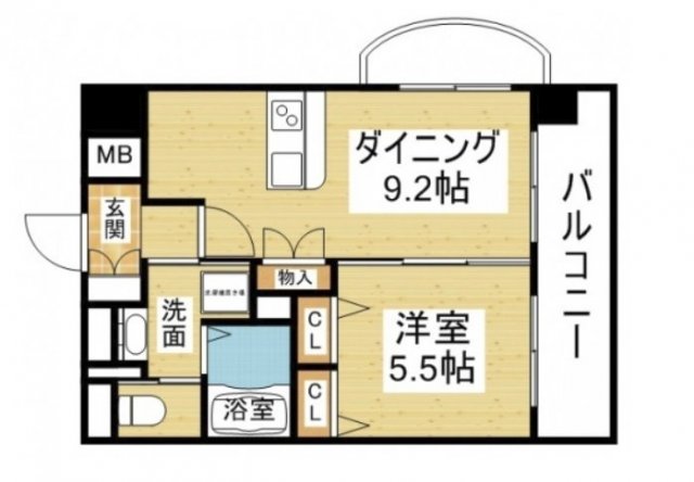 Luxe新大阪Ⅱ 間取り