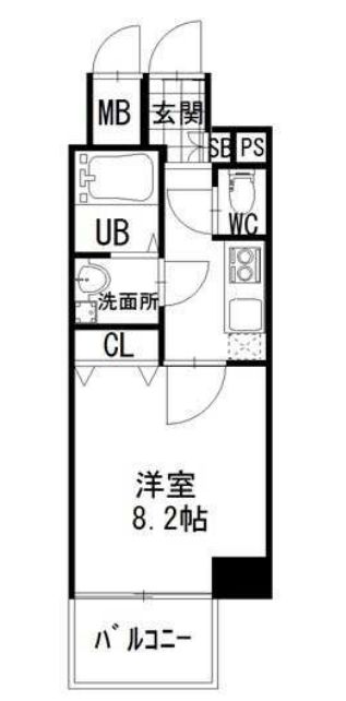 ピアグレース上本町 間取り