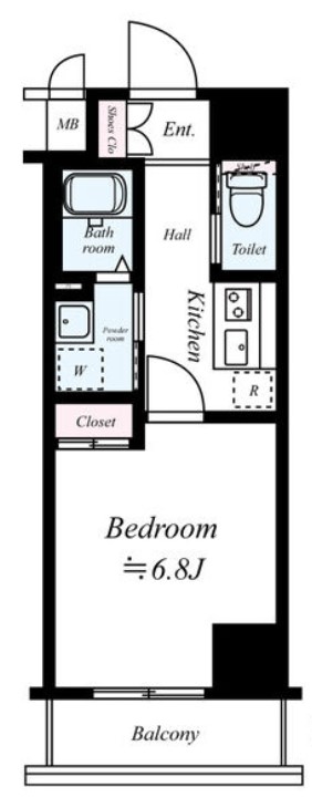 ジュネーゼグラン本町EAST　間取り
