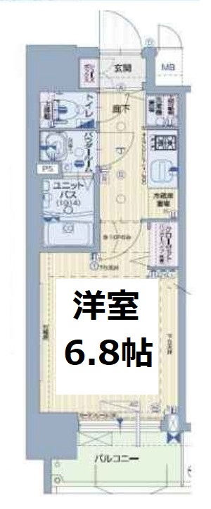 グランカリテ塚本 間取り