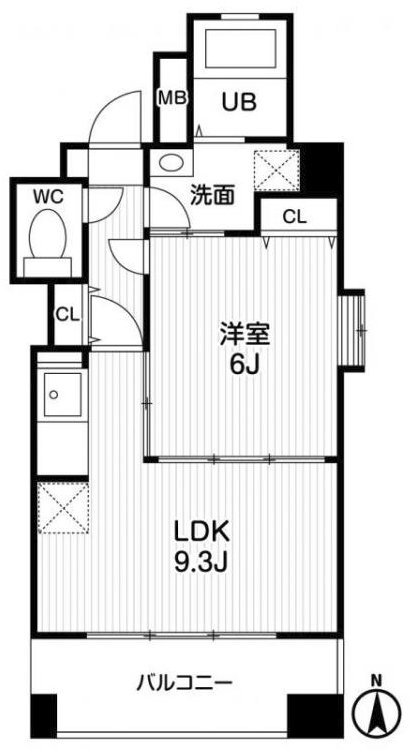 アーデンタワー立売堀 間取り