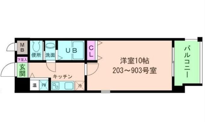 エスキュート平野町 間取り