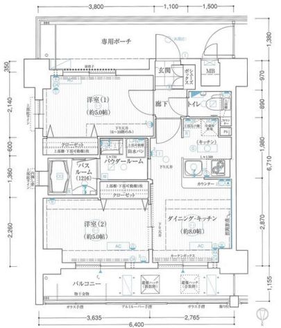 エステムコート難波サウスプレイスⅢラ・パーク 間取り図