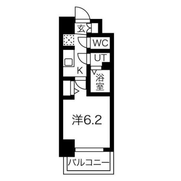 スプランディッド天王寺DUE 間取り