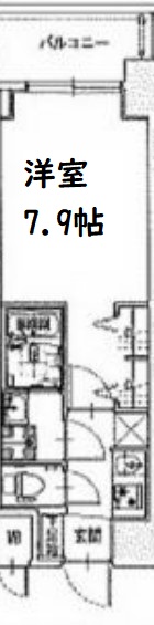 S-RESIDENCE堺筋本町Uno 間取り図