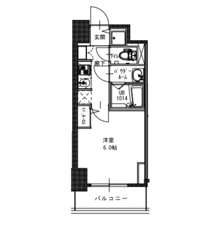 S-RESIDENCE南堀江 間取り