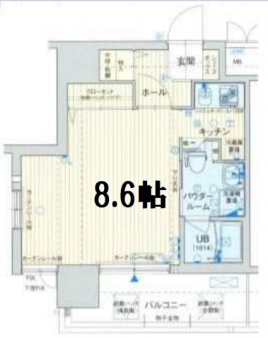 ジュネーゼ京町堀パークサイド 間取り