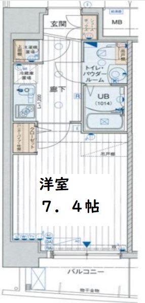ラシュレエグゼ難波西 間取り