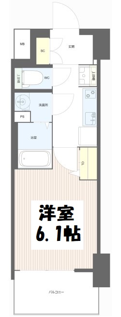 メルディア大正D.C. 間取り