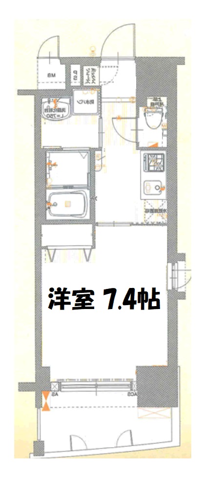 エイペックス四天王寺Ⅱ 間取り