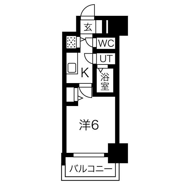 ファステート大阪ドームシティ 間取り