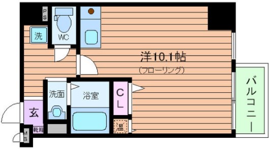 ダイドーメゾン大阪中之島 間取り