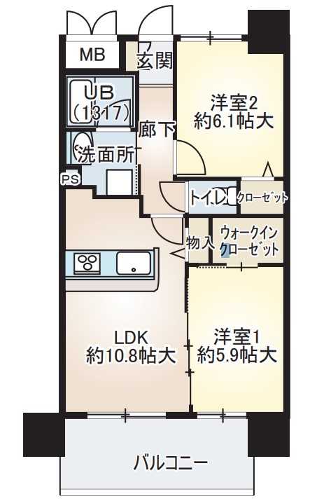 ベリー海老江 間取り