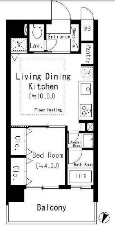 Mid Court 新大阪 間取り