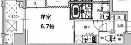 ファーストフィオーレ本町イースト 間取り