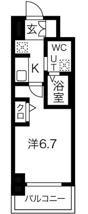 エステムコート阿波座プレミアム 間取り
