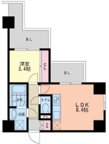 ラクラス新大阪　間取り