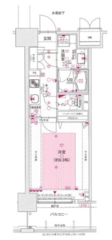 エスリード長堀タワー 間取り