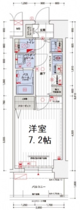 エステムコート南堀江ⅢCHURA 間取り 別部屋参考写真