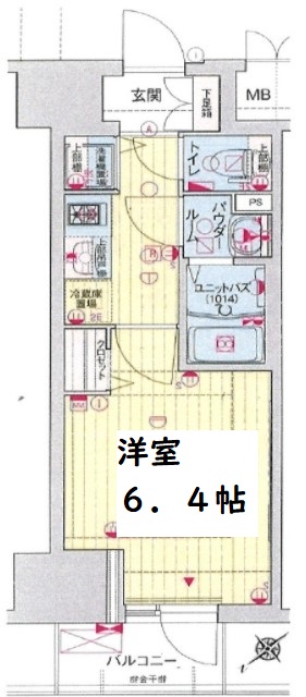 ララプレイス難波シエール 間取り
