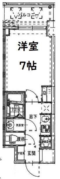 S-RESIDENCE都島 間取り