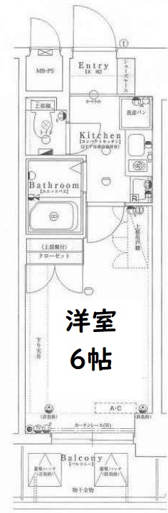 ラナップスクエア天満プライム 間取り