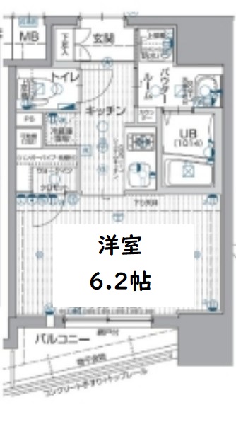 エスリード阿波座ノースプレイス 間取り