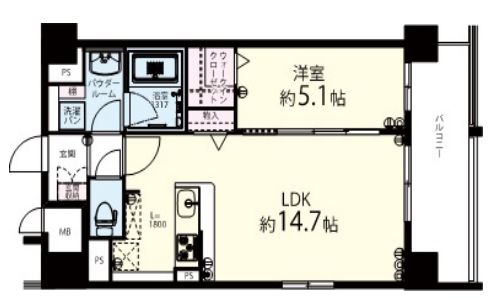 グランフルーヴ 間取り