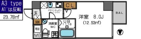 セレニテ立売堀 間取り