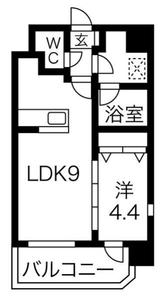 スプランディッド難波 間取り