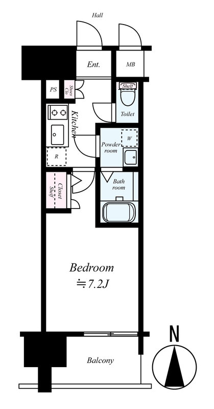 エスリード難波SOUTH 間取り