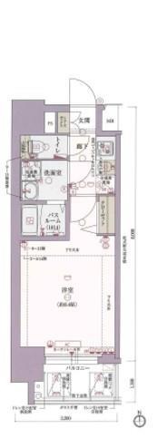 プランドール江戸堀レジデンス 間取り