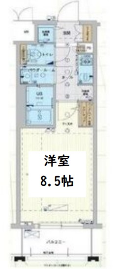 エスライズ北堀江 間取り