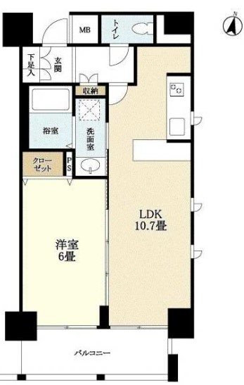 アクア阿波座 間取り