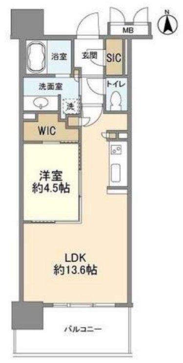 オーパスレジデンス心斎橋サウス 間取り