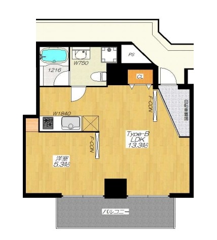 Radiation Court 間取り