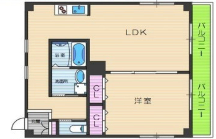 イルベントデルエスト　間取り