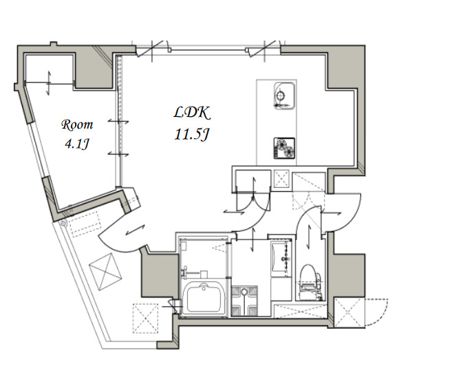灯-AKARI-　間取り