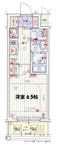 クリスタルグランツ難波WEST　間取り